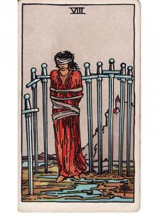 Eight of Swords Tarot Card