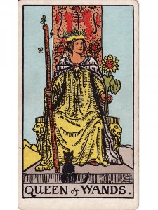 Queen of Wands Tarot Card
