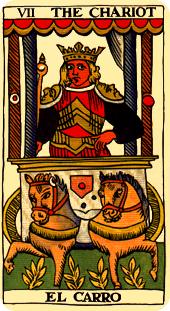 The Chariot tarot card