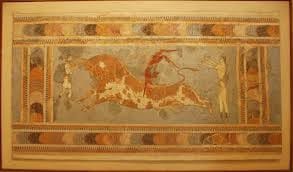 Bull leaping in Knossos