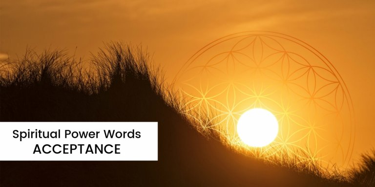 Spiritual Power Words Acceptance