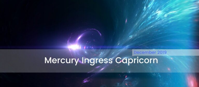 Mercury Ingress Capricorn December 2019
