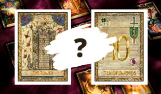 The Tower and 10 of Swords in the Same Reading