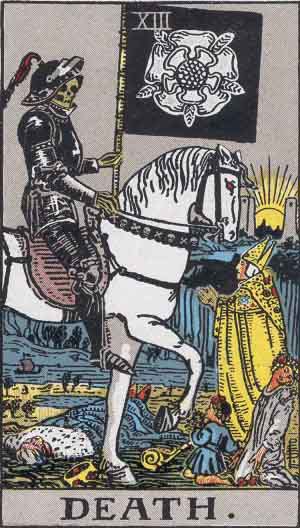 Death card Rider-Waite Tarot