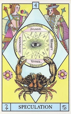 Jupiter in Cancer Speculation tarot card