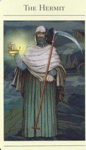 The Hermit Mythic Tarot