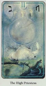 The High Priestess Haindl Tarot