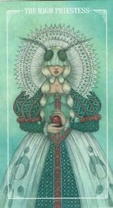 The High Priestess Ostara Tarot