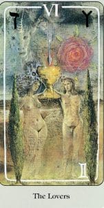 The Lovers Haindl Tarot