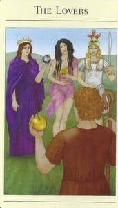 The Lovers Mythic Tarot