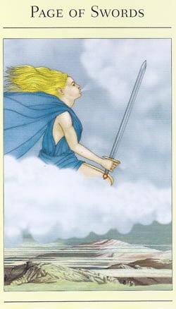 Page of Swords tarot card
