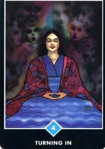 4 of Water Turning In Osho Zen Tarot