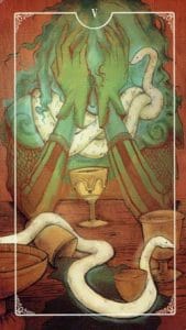 5 of Cups Ostara Tarot