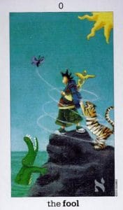 The Fool card Sun and Moon Tarot