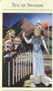 10 de Espadas Tarot Mítico