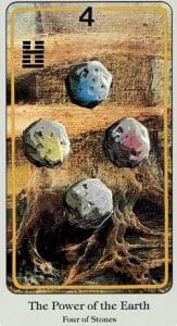 4 of Stones Haindl Tarot