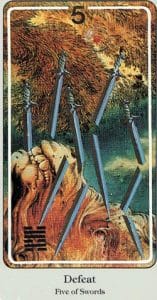 5 of Swords Haindl Tarot