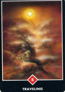 8 of Fire Traveling Osho Zen Tarot