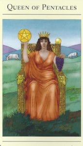 Queen of Pentacles Mythic Tarot