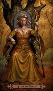Queen of Wands Spellcaster Tarot