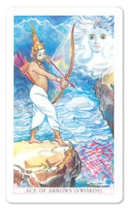The Sacred India Tarot - Ace of Arrows