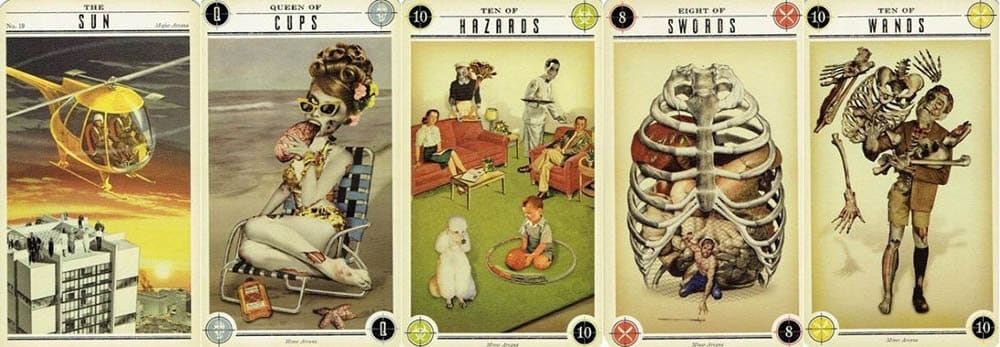The Zombie Tarot cards
