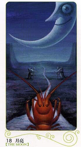 Magic Forest Tarot The Moon card