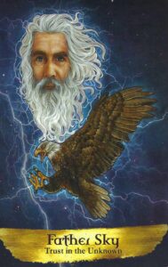 Angels and Ancestors Oracle Cards - Father Sky