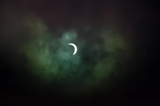 New Moon Partial Solar Eclipse