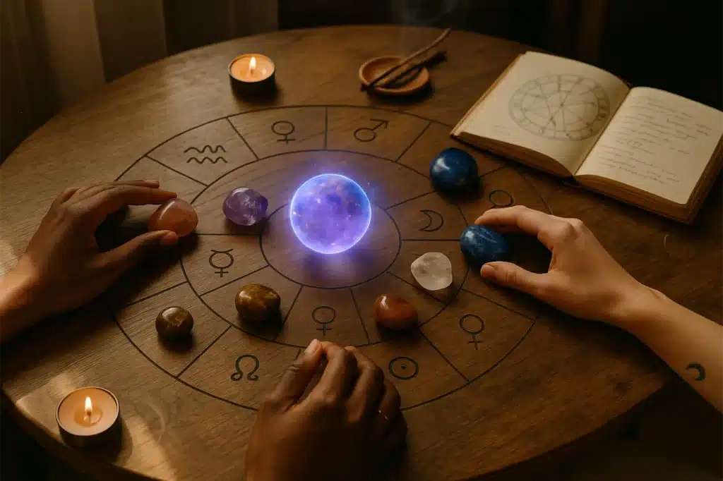 Exploring the Powerful Connection Between Planets and Crystals in Astrology