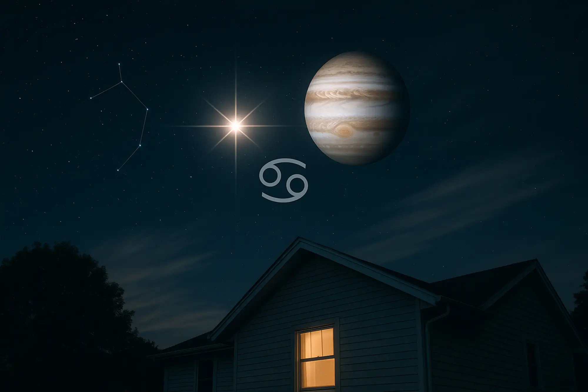 Venus Jupiter conjunction in Cancer