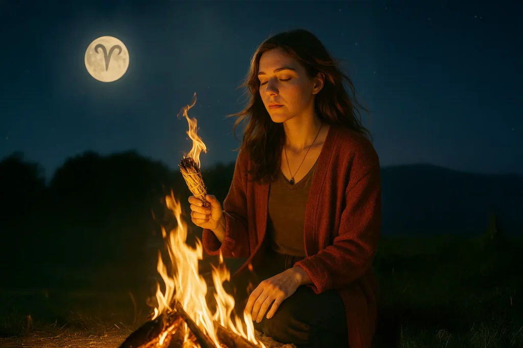 Aries Full Moon Ritual: Fire Up Your Courage and Drive