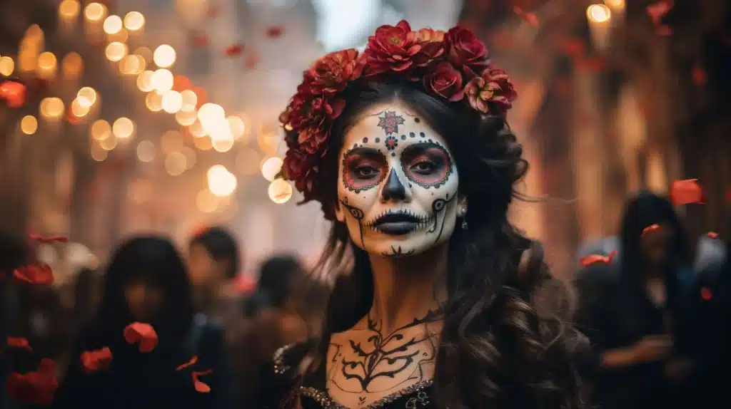 Día de los Muertos street