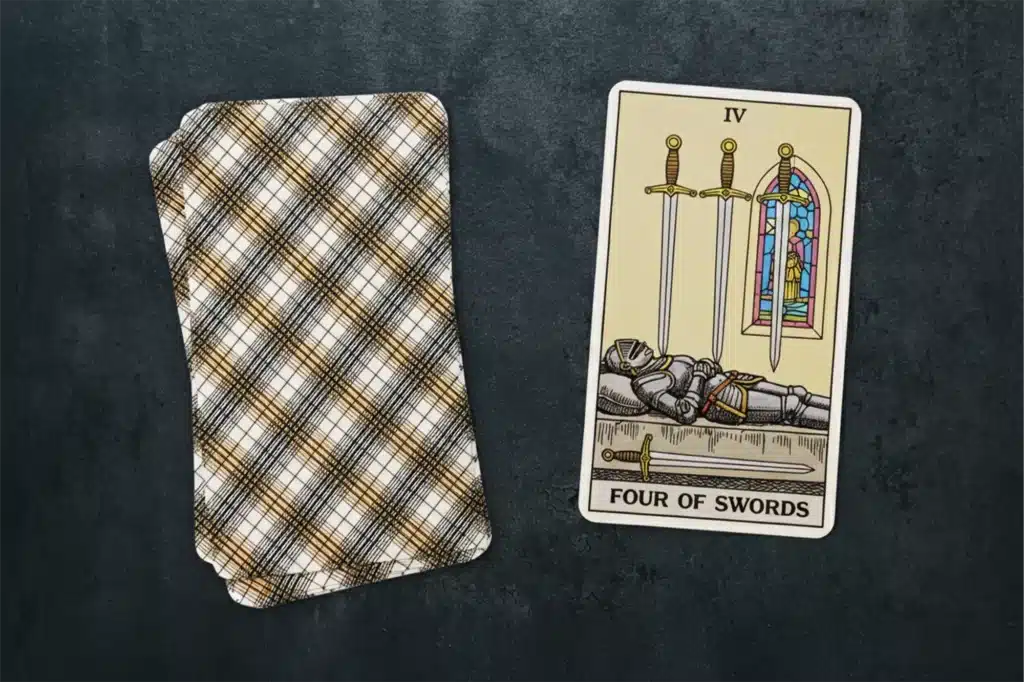 Gentle Cards of the Tarot: 4 of Swords – Rest